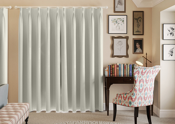 Akoya Faux Silk, Lustre Flint - Made to Measure Curtains - Image 5